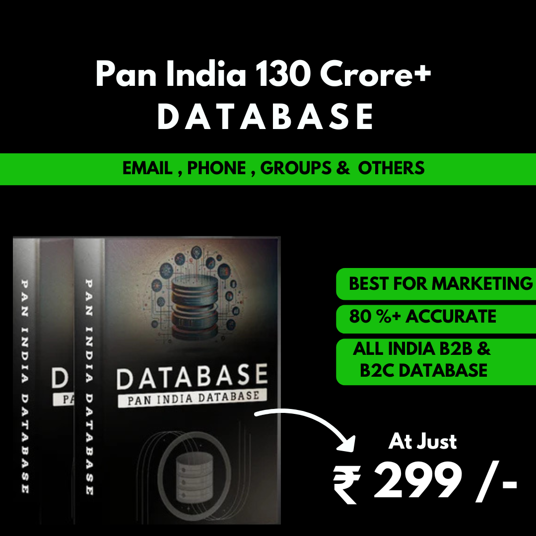 Pan India 130 Crore+ Database